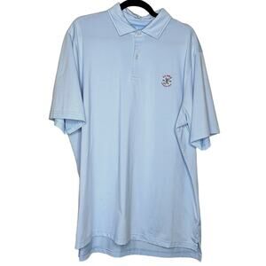 Fairway & Greene Golf Shirt Polo Blue Stripe US Open 2020 Winged Foot Size XL